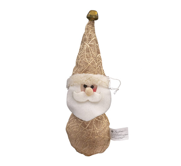 SANTA DECOR 15CM CHAMPAGNE SANTINI (150-8100037A)