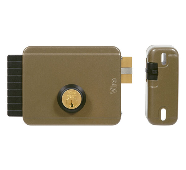 Cerradura Sobreponer Eléctrica (50Mm Derecho) Bronce Antigüo VIRO (1.7962.712.1)