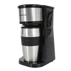  Cafetera de alta calidad, cafetera pequeña, cafetera de 4 tazas  de café de goteo pequeña con filtros de café reutilizables y extraíbles,  función antigoteo, mantiene el calor, : Hogar y Cocina