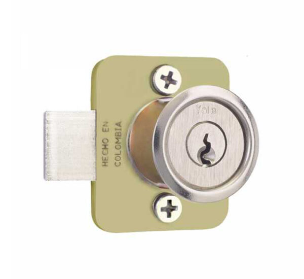Cerradura Cajón 20Mm Vertical Cromo YALE (2044C)