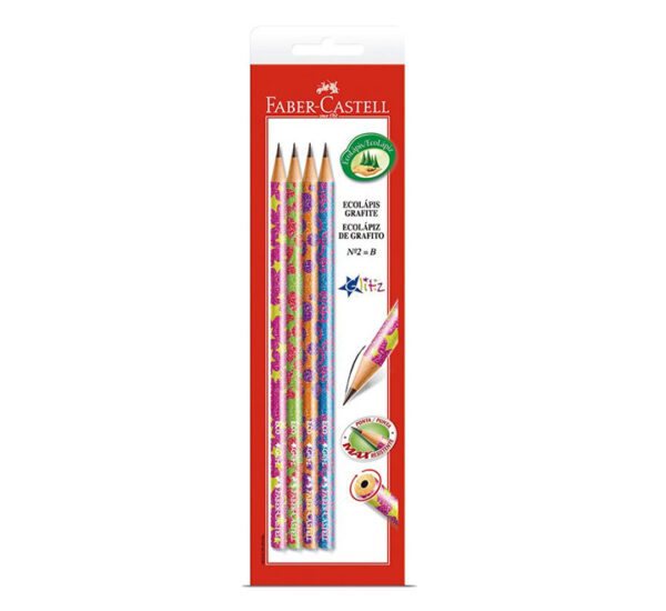 BLISTER X 4 LAPIZ GRAFITO FABER CUERPO(SM/935GLIN) LA.F.935
