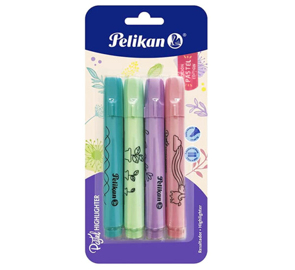 MARCADOR 414 PASTEL*4PZS PELIKAN(30161141)GO(5UEAT1V)
