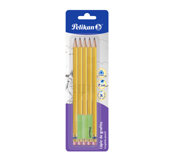 SET LAPIZ ESCRITURA TRIA*5(WS-60)PELIKAN(30330204)GO(5UEA034)
