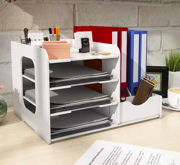 Organizador Plástico Para Escritorio FEDERAL (21047) - Imagen 3