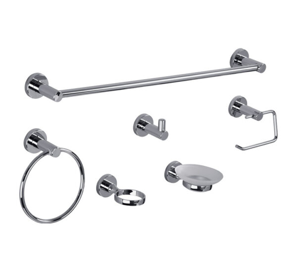 Juego Accesorios (6 Piezas) Crux Cromo FV (E179.17/Y4 DH CR)
