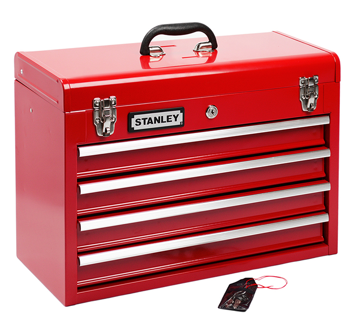 Caja Metálica 4 Gavetas 20.5 Pulgadas Roja STANLEY (95-604L