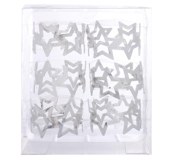 Juego De Anillos Para Servilletas 6 Piezas Estrella SANTINI (180-3300185)