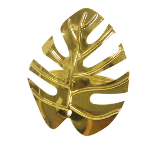 Juego De Anillos Para Servilleta de 6 Piezas HOJA SANTINI (180-3300417)