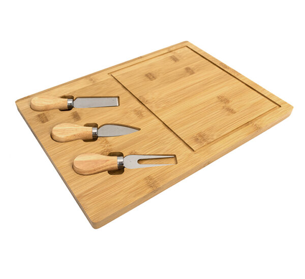 Tabla De Quesos Con Cuchillos (34x25Cm) FEDERAL (21273) - Imagen 2
