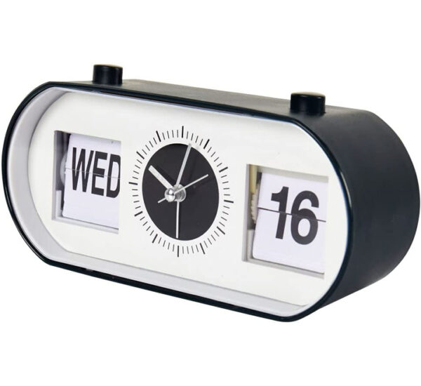 Reloj De Mesa Con Calendario Negro 18.5x5x10Cm CONCEPTS (423-210574) - Imagen 2