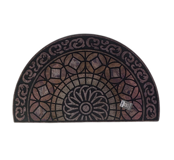 Alfombra Semicircular Café 75x45x0.7Cm CONCEPTS (426-43215)