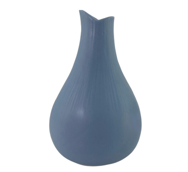 Florero Decorativo Azul Gris 13.5x13.5x21.5Cm CONCEPTS (445-828924)