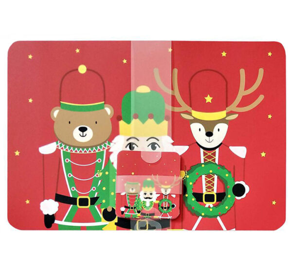 Juego Individual Navideño Con Portavasos 42x27.5Cm SANTINI (180-4700047)