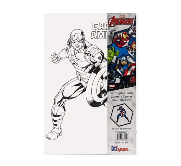 Lienzo Capitán América (20x30Cm) DISNEY (083-0014)