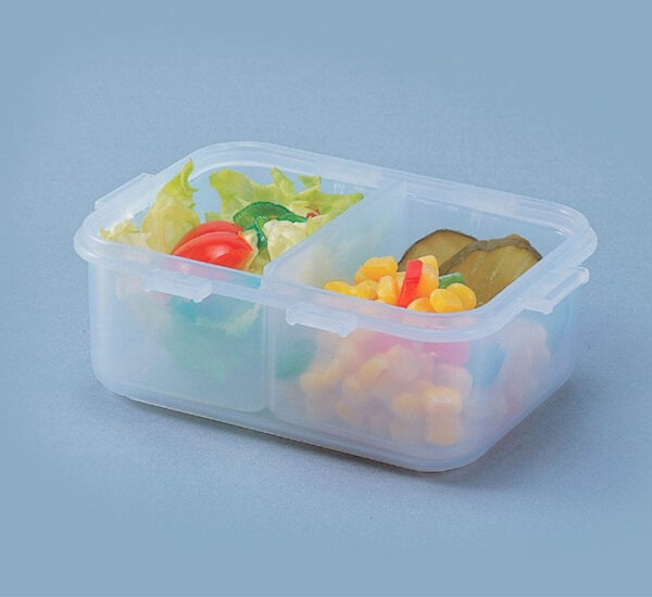 Recipiente Rectangular Con División (350ML) (13.5x10.2x5.2Cm) LOCK & LOCK (HPL806C) - Imagen 2