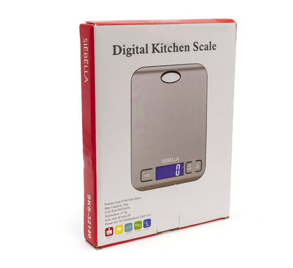 Balanza Para Cocina Digital (5Kg) HOME LIFE (SKS-32140) - Imagen 3