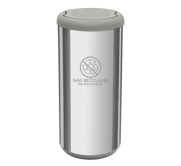 Basurero Cápsula Selecta Plus Gris TRAMONTINA (94539/206)