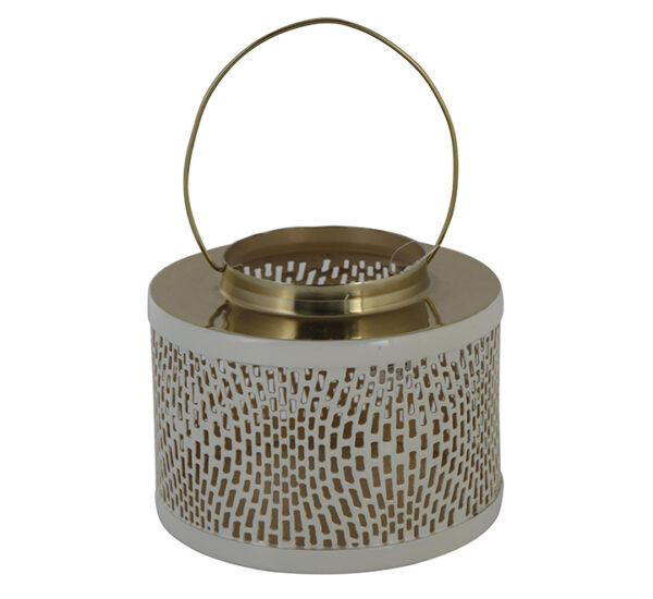 Linterna Deco Blanco 18x18x14Cm CONCEPTS (429-6500063)