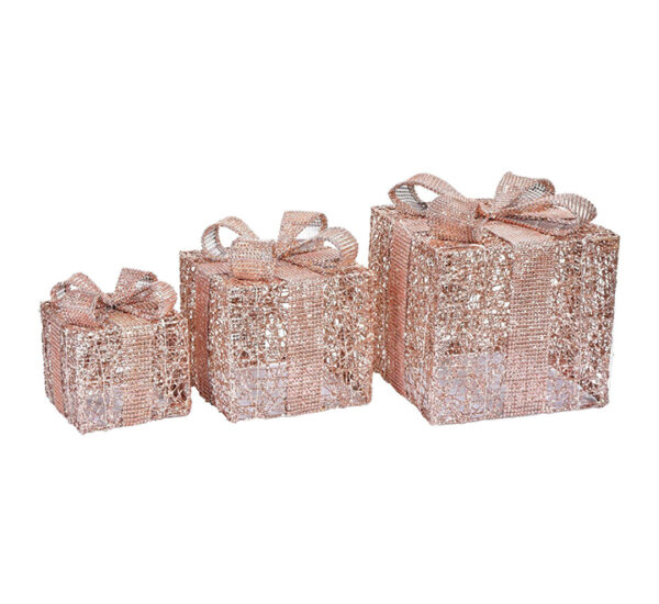 Juego Regalos Con Luz A Batería 3 Piezas SANTINI (201-7200007B)
