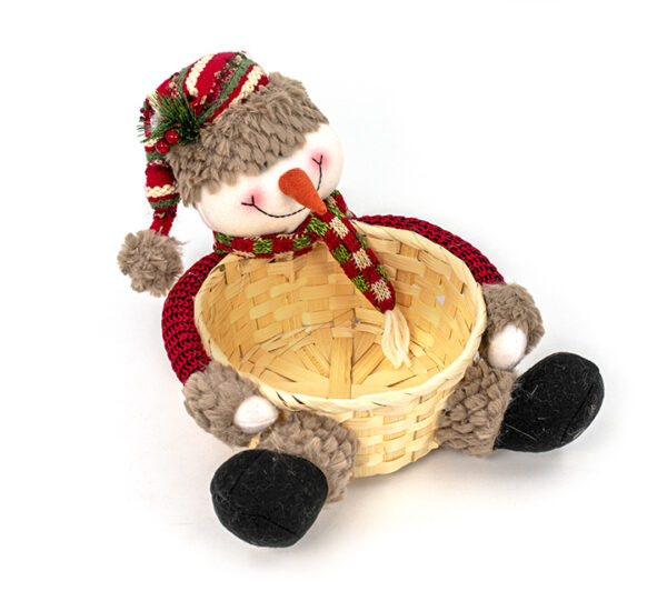 Canasta Muñeco Navideño 20x35Cm Surtidos (SH062203) (NV-1964)