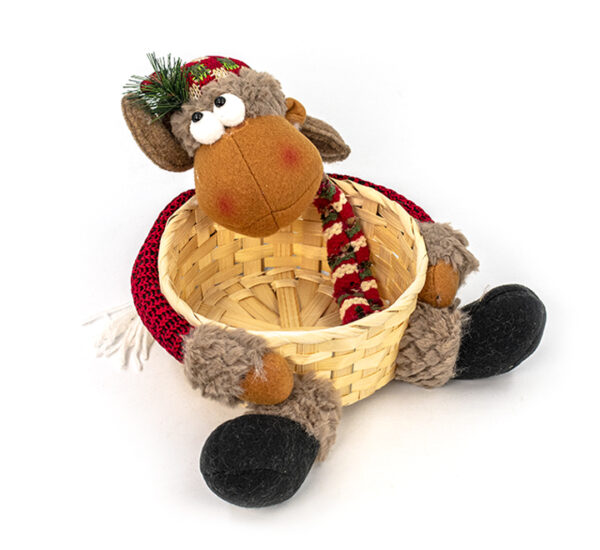 Canasta Muñeco Navideño 20x35Cm Surtidos (SH062203) (NV-1964) - Imagen 2