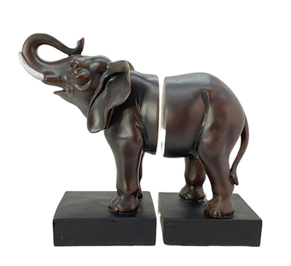 Juego Sujeta Libro Elefante 2 Piezas 26x11x22Cm CONCEPTS (437-509240)