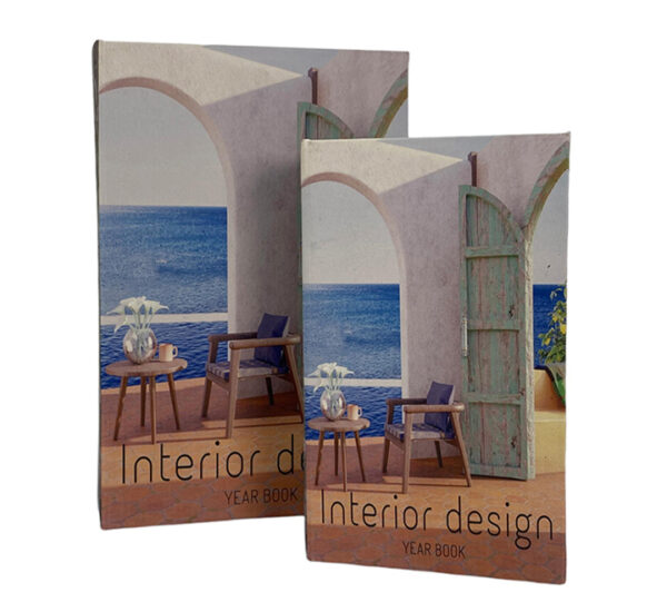 Juego Caja De Libros 2 Piezas Interior Design 27x18x7Cm CONCEPTS (449-656914)