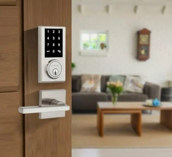 Cerradura Electrónica Digital (Níquel Satinado) Con Manija KWIKSET (92740-001) - Imagen 2