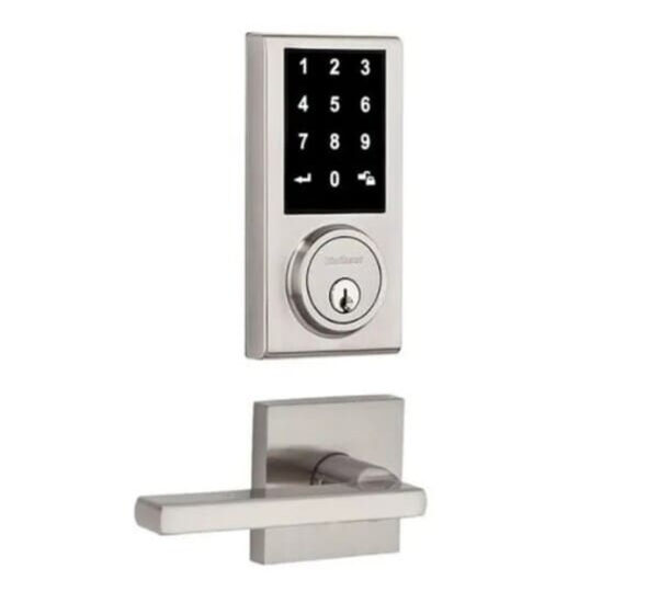 Cerradura Electrónica Digital (Níquel Satinado) Con Manija KWIKSET (92740-001)