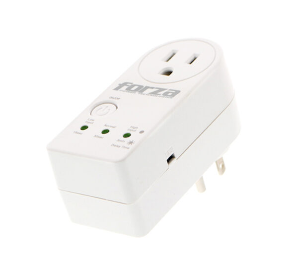 Protector Voltaje (Blanco) 1800W / 900J / 1 Salida / 110V / FORZA ( FVP-1201B )