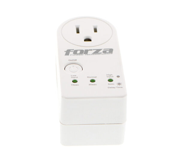 Protector Voltaje (Blanco) 1800W / 900J / 1 Salida / 110V / FORZA ( FVP-1201B ) - Imagen 2