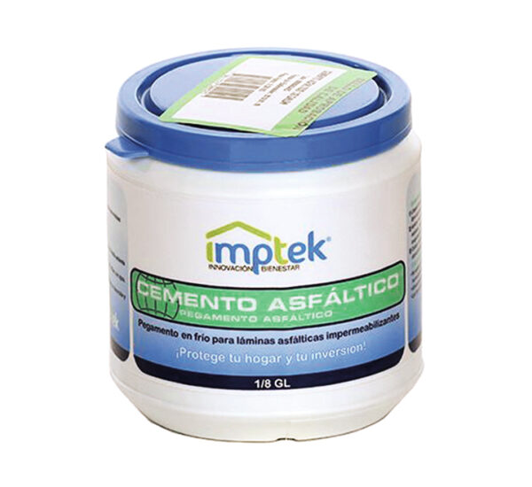 Cemento Asfáltico (1/8 Galón) Aditivo (0.5Kg) Alumband (473ML) IMPTEK