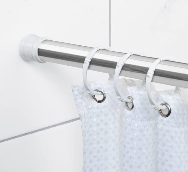 Riel Para Cortina De Baño 104-193Cm Plata PALM SPRINGS HOMES (722-1402008) - Imagen 2