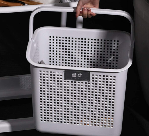 Mueble Lavandería 2 Repisas Con Ruedas FEDERAL (21178) - Imagen 7