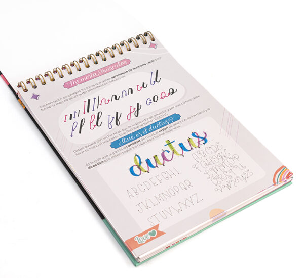 Libro Lettering Love Pasta Dura 45 Hojas (21x28Cm) (10105275) (7861098352999) - Imagen 6