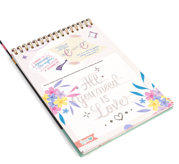 Libro Lettering Love Pasta Dura 45 Hojas (21x28Cm) (10105275) (7861098352999) - Imagen 7