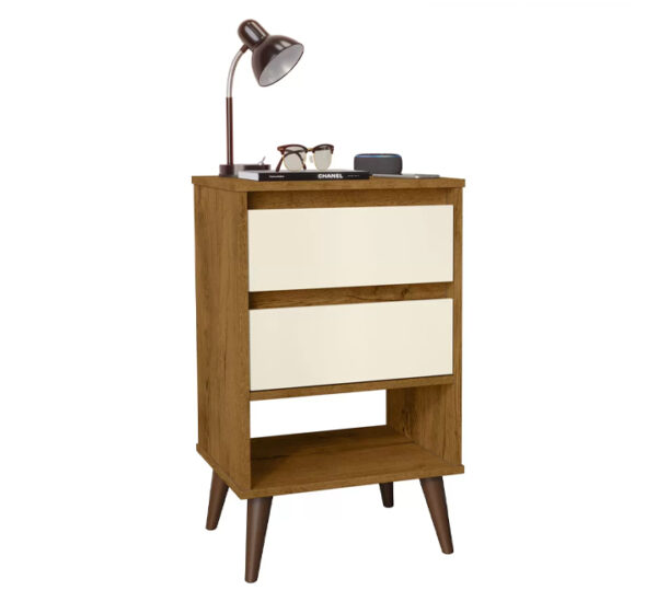 Mesa De Noche Retro Taurus Freijo (43.5x69x36Cm) (27665) KUMIX (E70771)