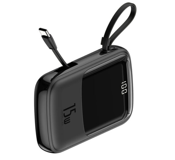 PowerBank 10,000mAh 3A 15W PD Negro PPQD-A01 BASEUS (6953156214668) - Imagen 3