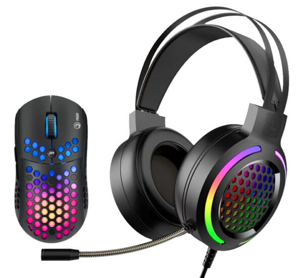 Kit Audífonos + Mouse Gamer (2 Piezas) Honeycomb MH01 MARVO (6932391911983)