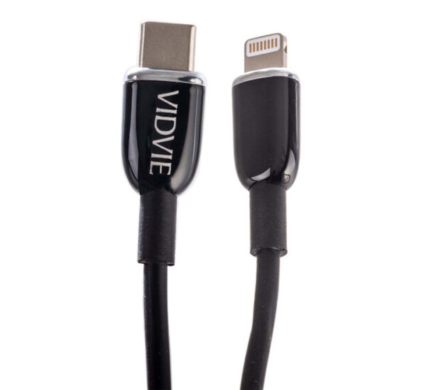 Cable Tipo C-Lightning (120Cm) PD 30W Negro VIDVIE (6974280912329)