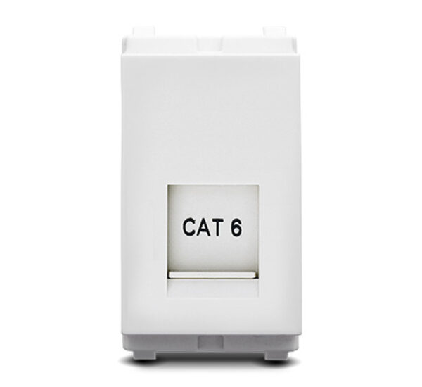 Taco RJ45 Categoría 6 Blanco Premium VETO (PRE16221)