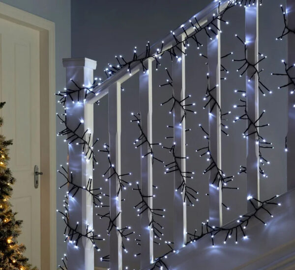 Luces Led Blanca 200 Luces 12 Metros Cable Verde MCN(2300513) - Imagen 3