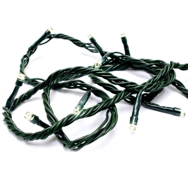 Luces Led Blanca 200 Luces 12 Metros Cable Verde MCN(2300513) - Imagen 2
