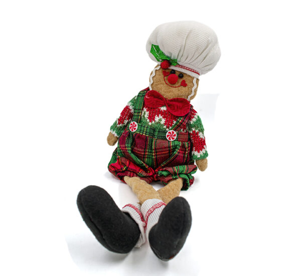 Muñeco De Jengibre Sentado 48.26Cm Rojo Tradicional ML(ST2217-162)