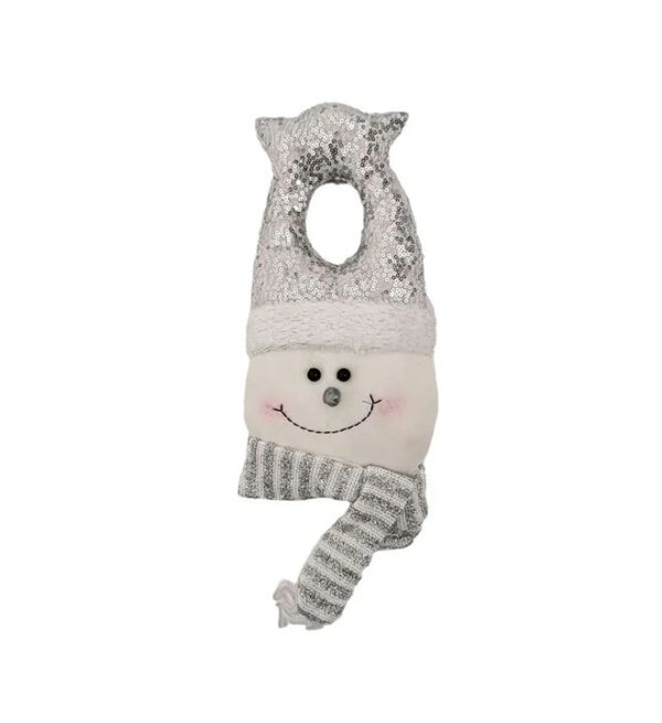 Muñeco Navideño Colgante para puerta 30cm Plateado SURT ML(ST2317-100) - Imagen 2
