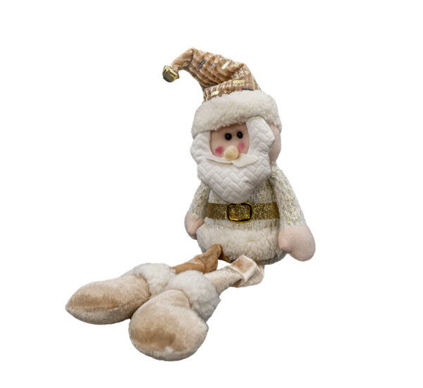 Muñeco Navideño Sentado 43Cm Dorado ML(ST2317-79)