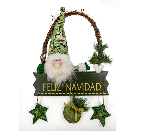 Letrero Colgante Con Muñeco 48Cm Verde Surtido MARANELO (ST2326-100)