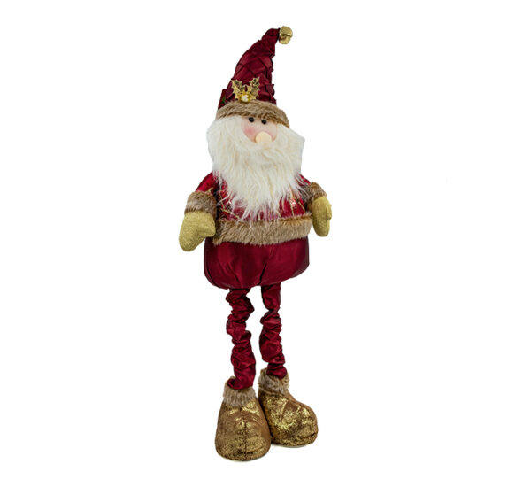 Muñeco Navideño Expandible 47-70Cm Rojo/Dorado ML(ST2326-69)