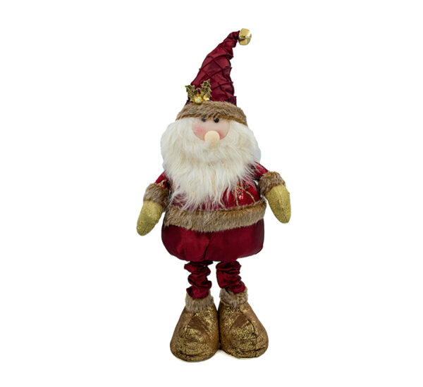 Muñeco Navideño Expandible 47-70Cm Rojo/Dorado ML(ST2326-69) - Imagen 2