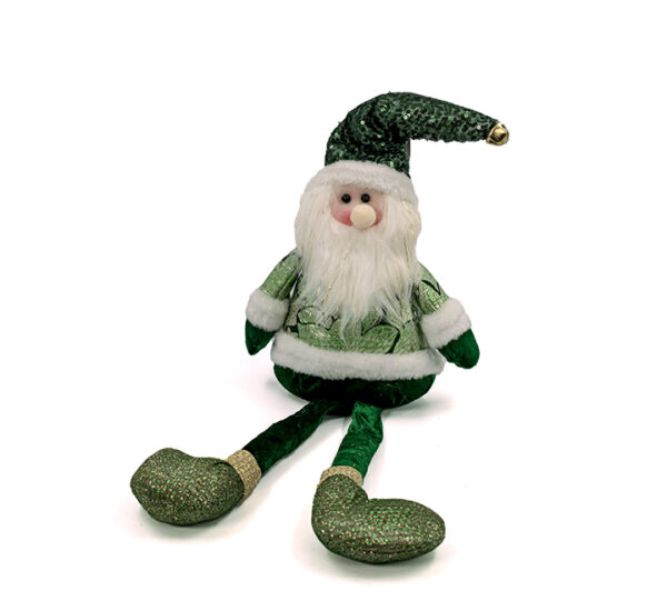 Muñeco Navideño Sentado 55Cm Verde ML(ST2326-78)